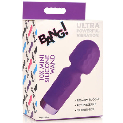 10x Mini Silicone Wand - Purple BNG-AH205-PUR