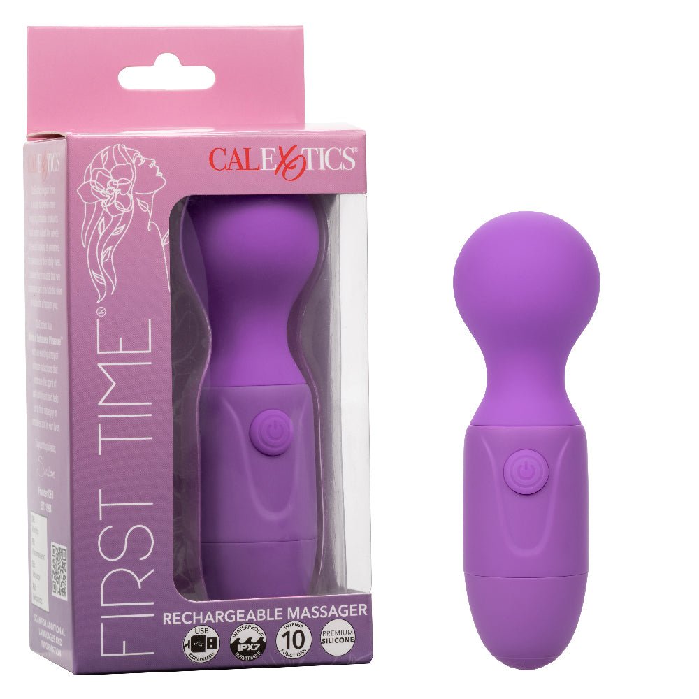 First Time Rechargeable Massager - Purple SE0003023