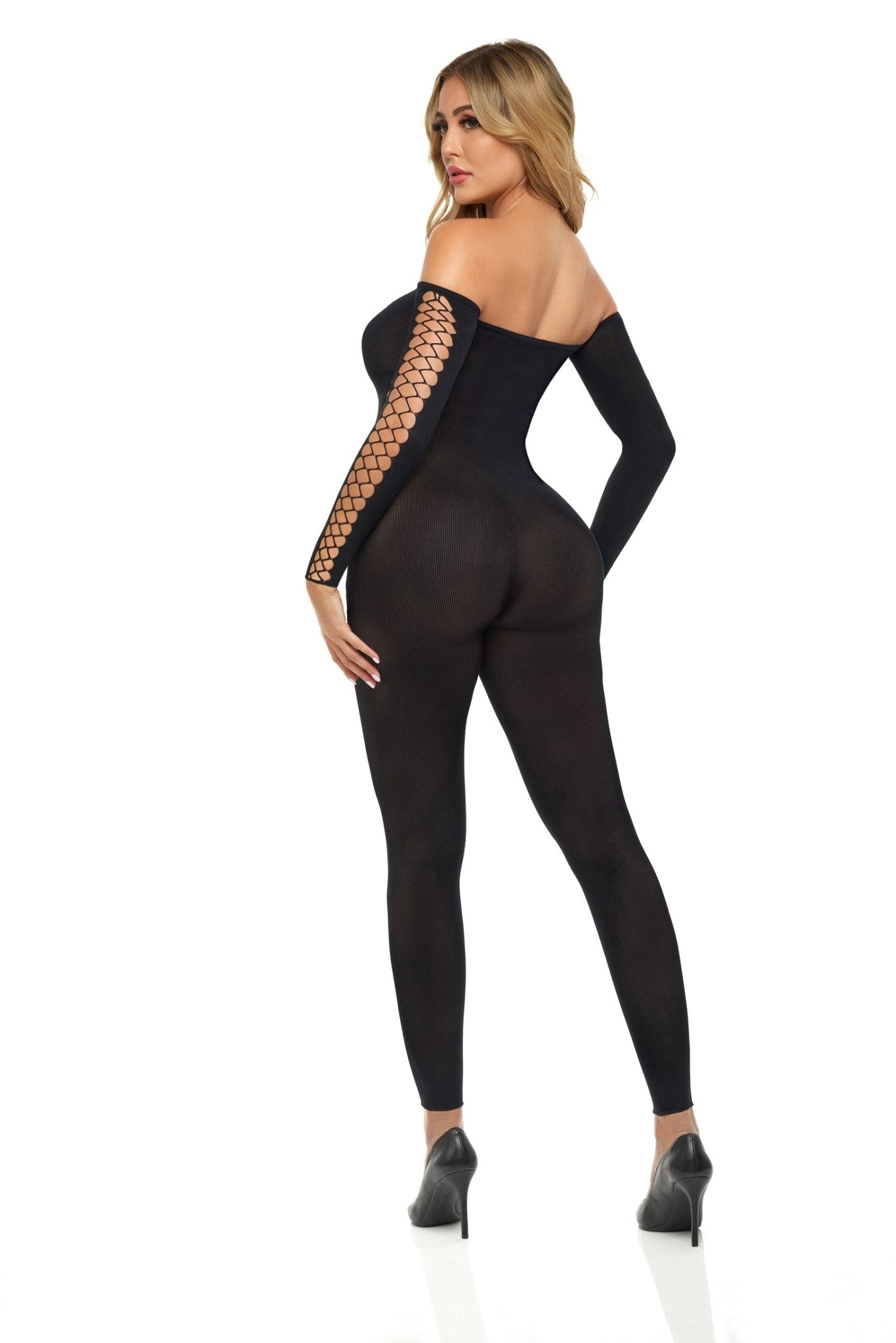 Boujee Gang Bodystocking - One Size - Black PKL-27058BLKOS