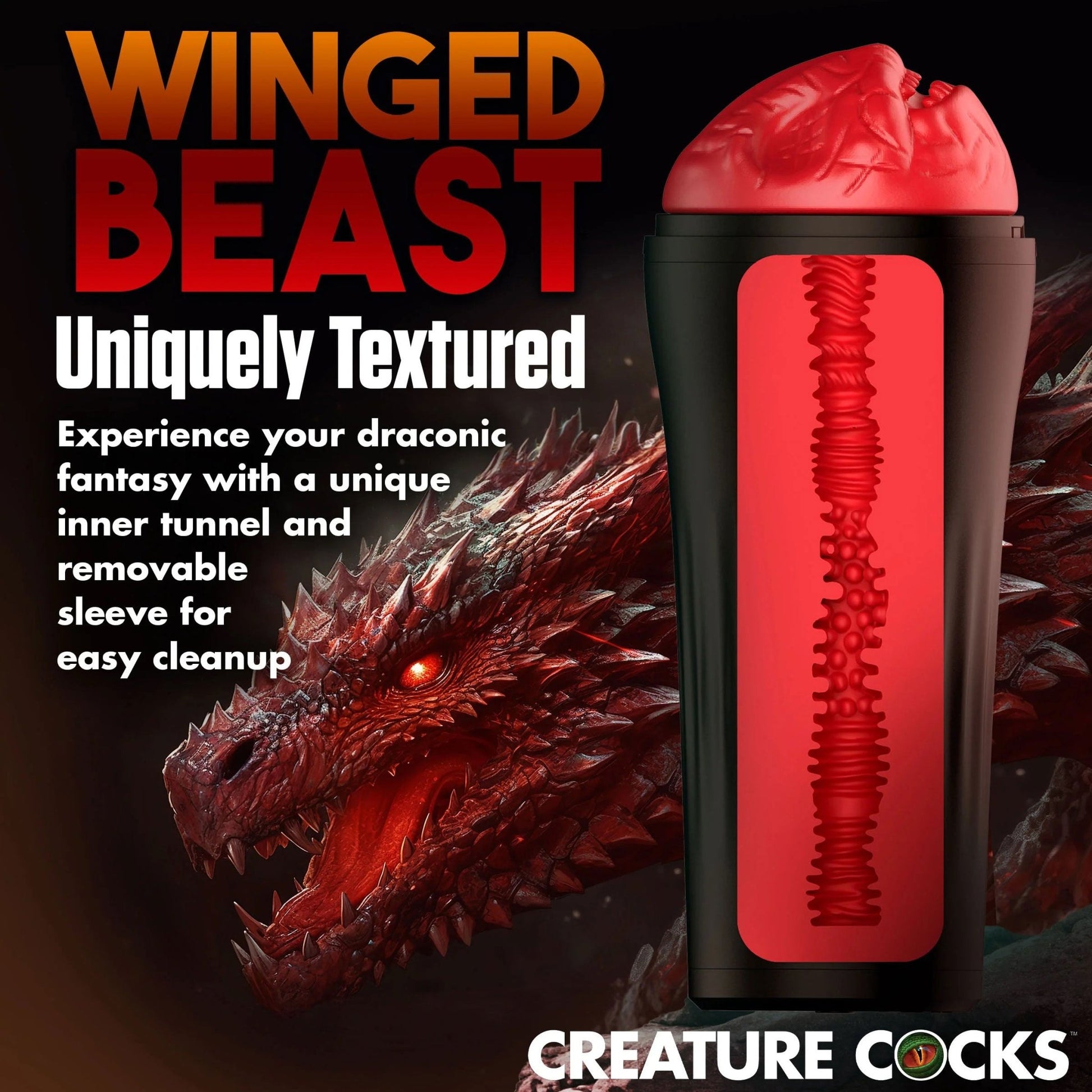 Dragon Snatch Dragon Stroker - Red CC-AH243-RED