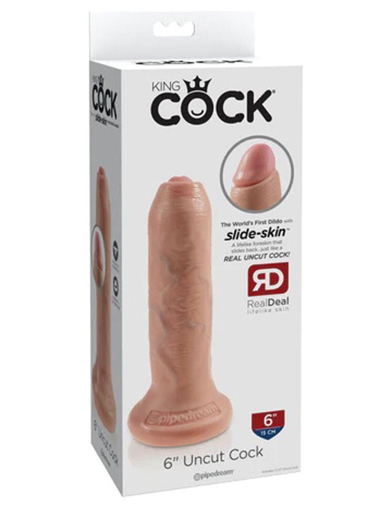 King Cock 6 Inch Uncut - Light PD5560-21