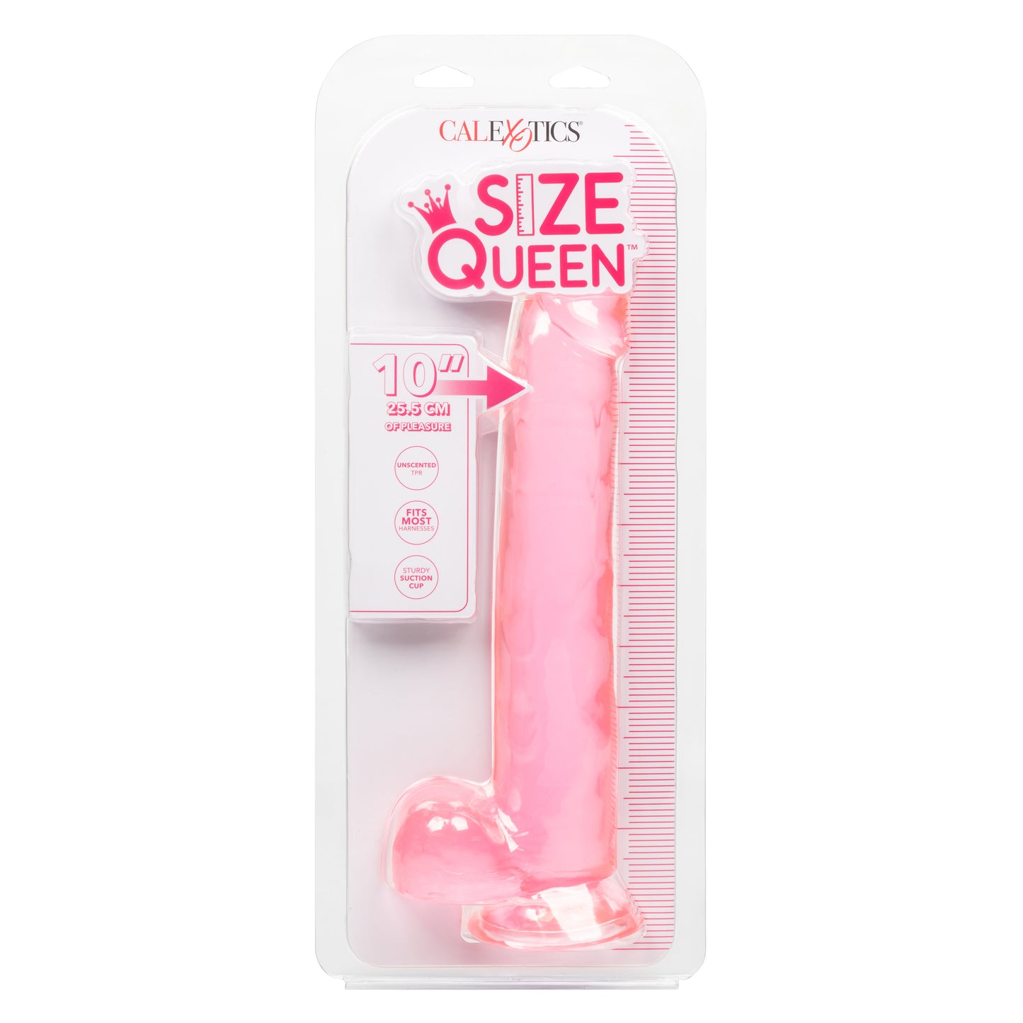 Size Queen 10 inch/25.5 Cm - Pink SE0262052