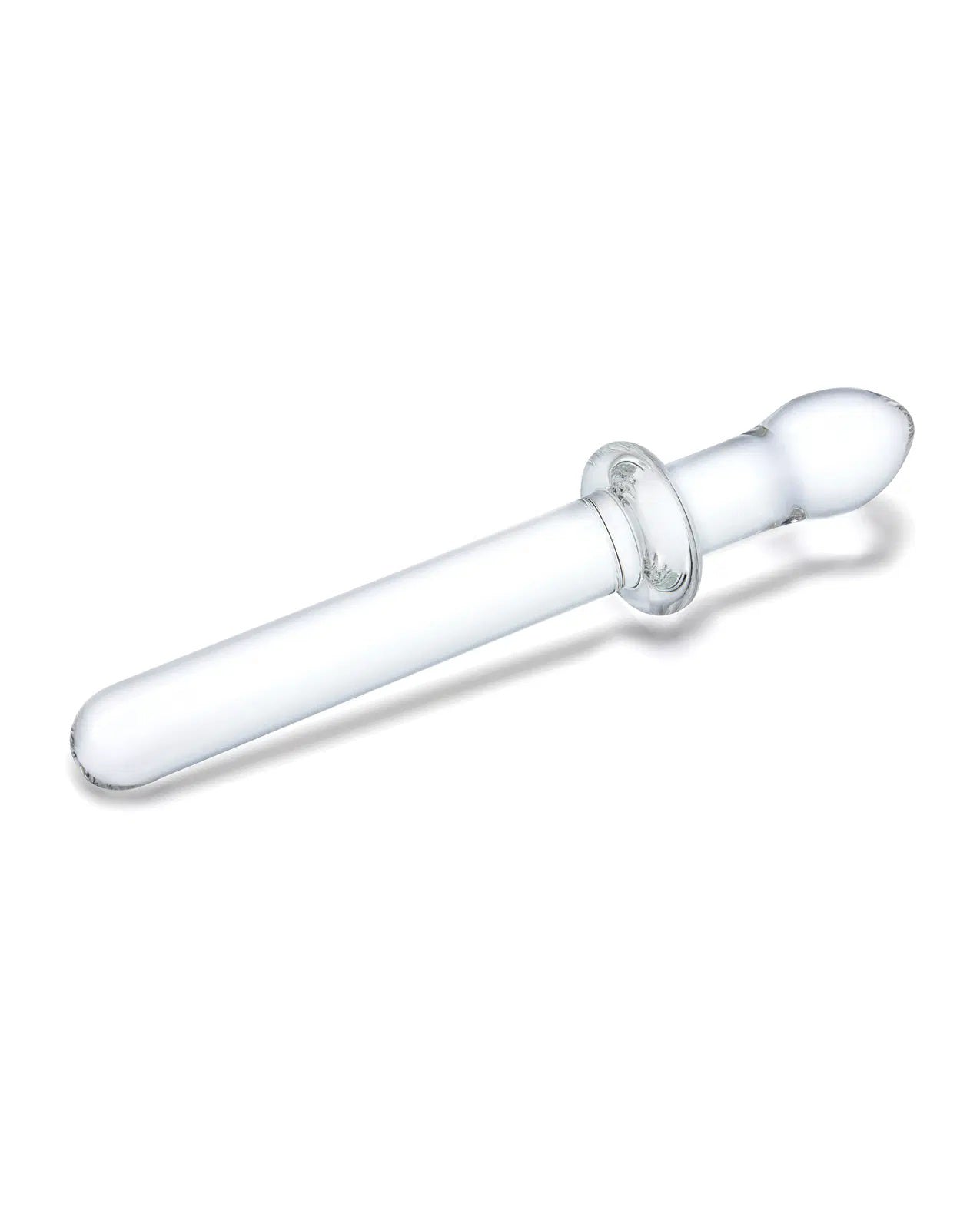 9.25 Inch Classic Smooth Dual-Ended Dildo - Clear GLAS-166