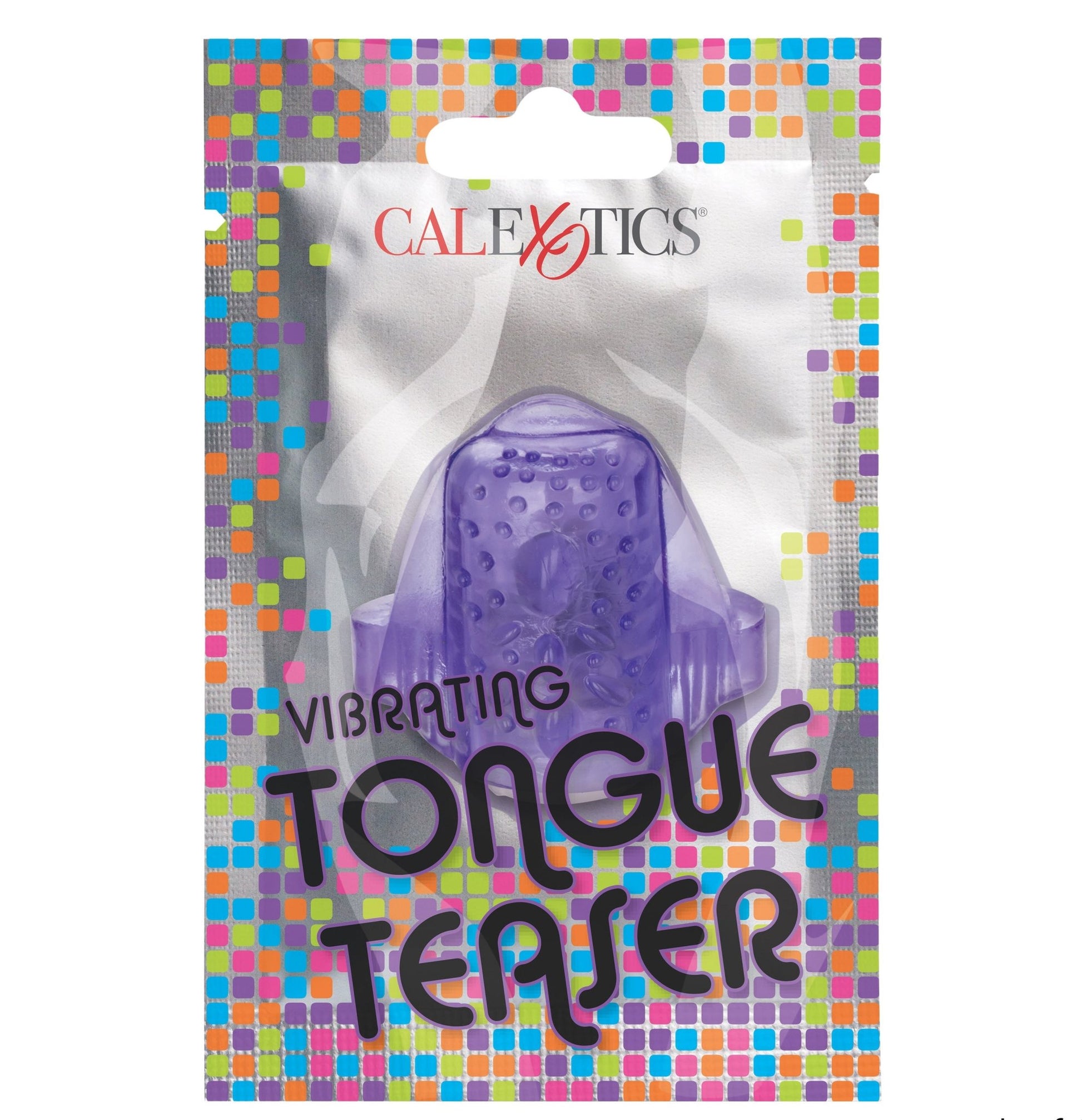 Foil Pack Vibrating Tongue Teaser - Purple SE8000951