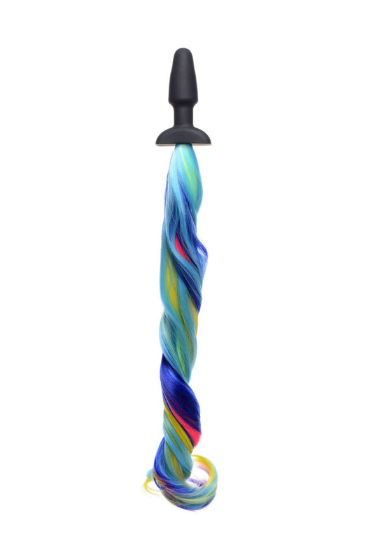 Rainbow Pony Tail Anal Plug TZ-AF641