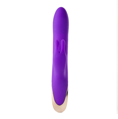 Karlin USB Rechargeable 10-Function Rabbit Vibrator - Purple MTJM-18103