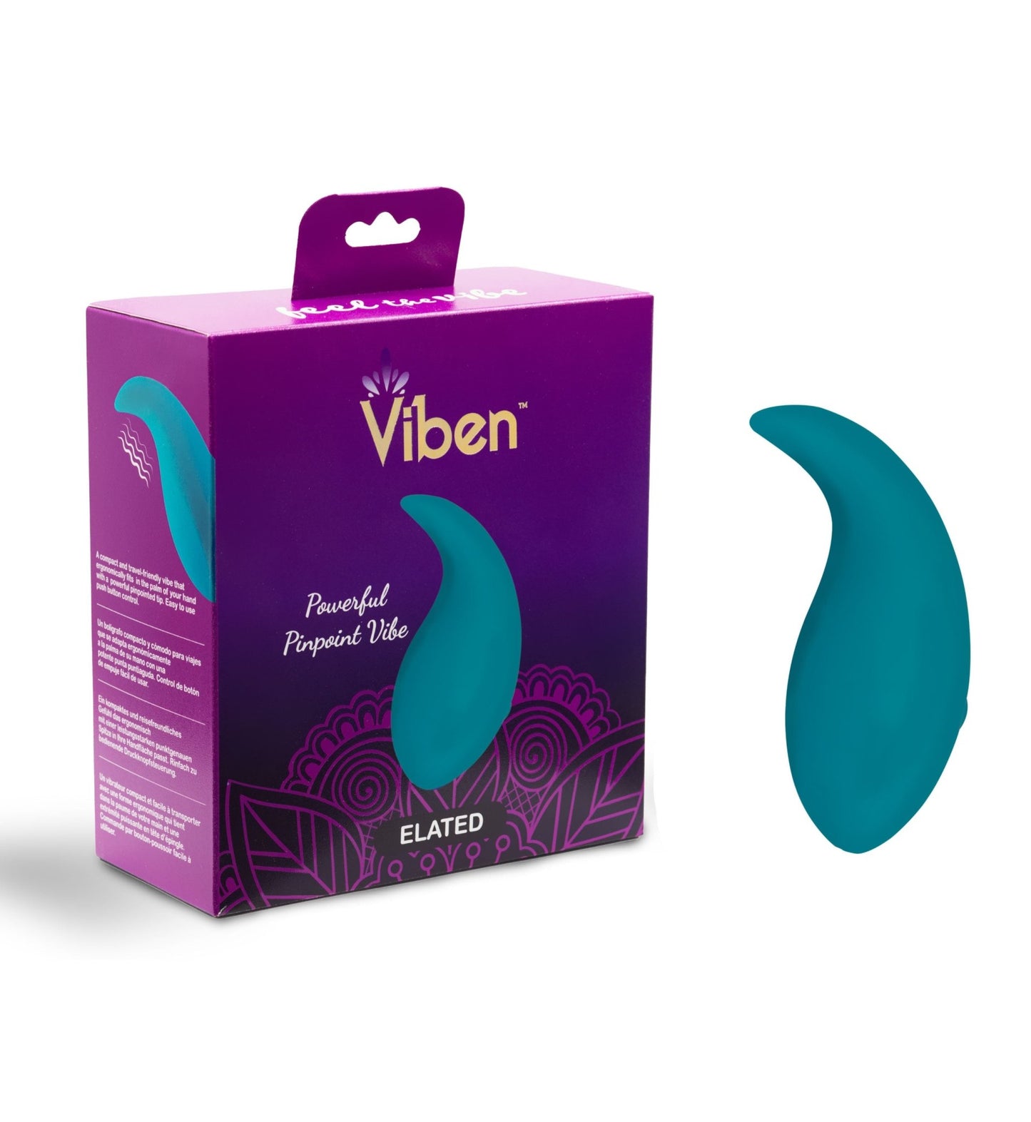 Elated - Intense Hand Held Pinpoint Vibe - Ocean VB-66102