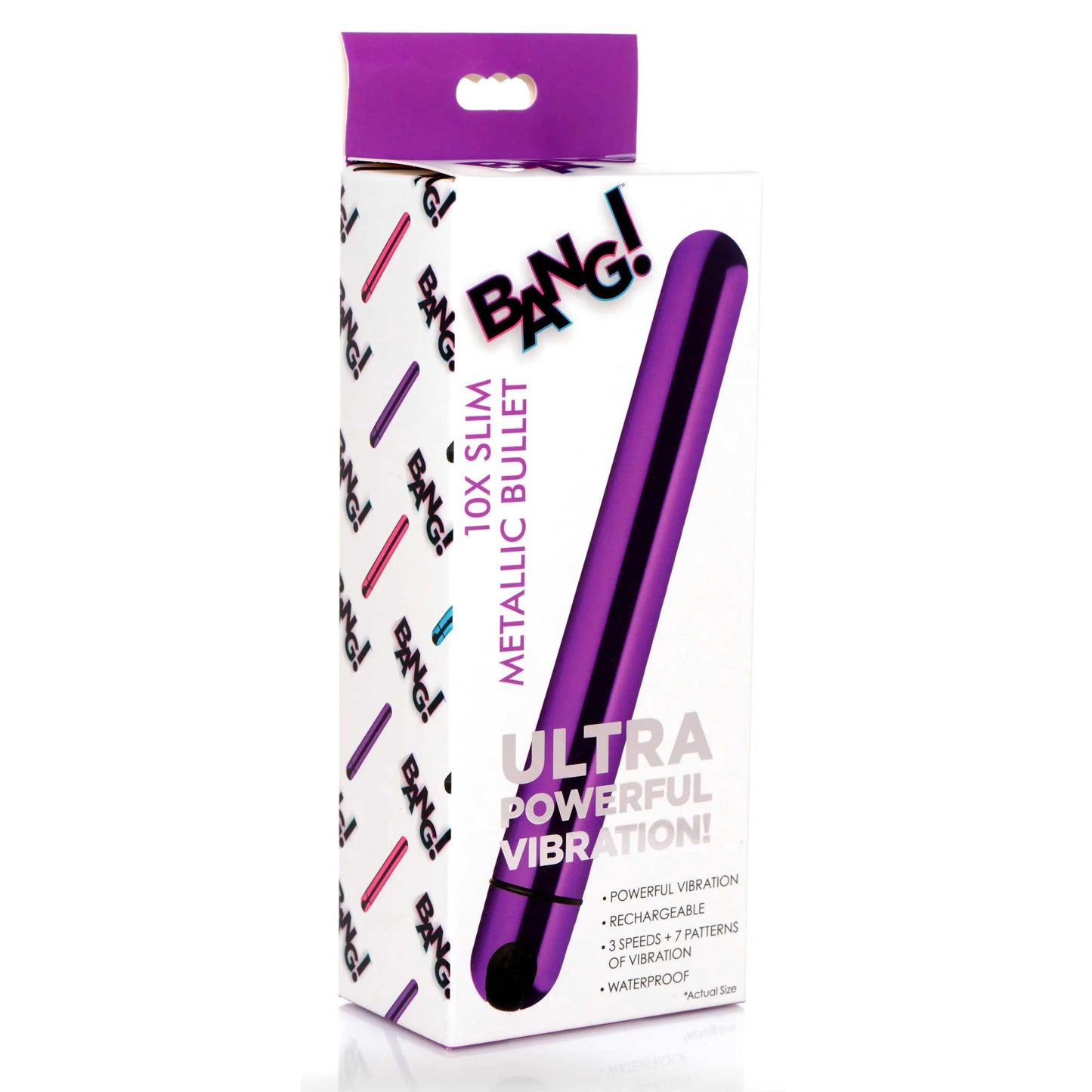 10x Slim Metallic Bullet - Purple BNG-AG764-PUR