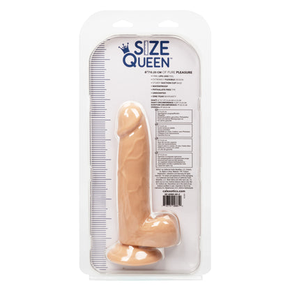 Size Queen 6 inch/15.25 Cm - Ivory SE0260502