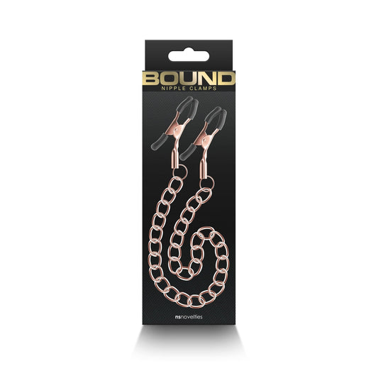 Bound - Nipple Clamps - Dc2 - Rose Gold NSN-1303-02