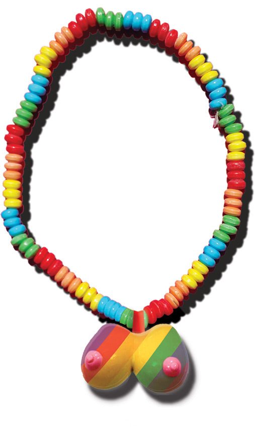 Rainbow Boobie Candy Necklace HTP3092