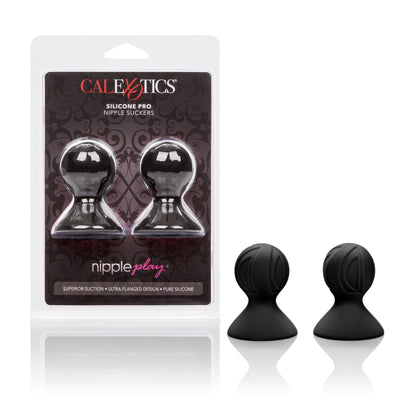 Nipple Play Silicone Pro Nipple Suckers - Black SE2644702