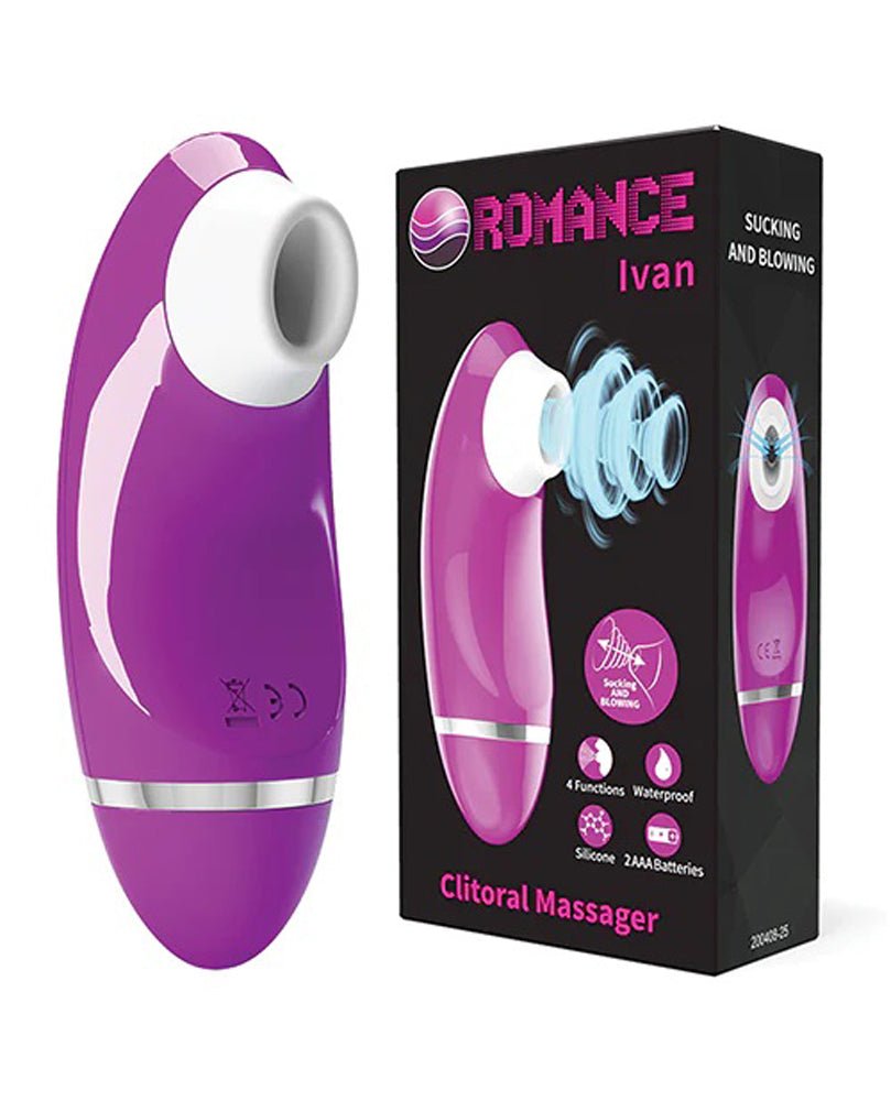 Pretty Love Romance Ivan Sucking Clitoral Massager - Fuchsia BI-MC32