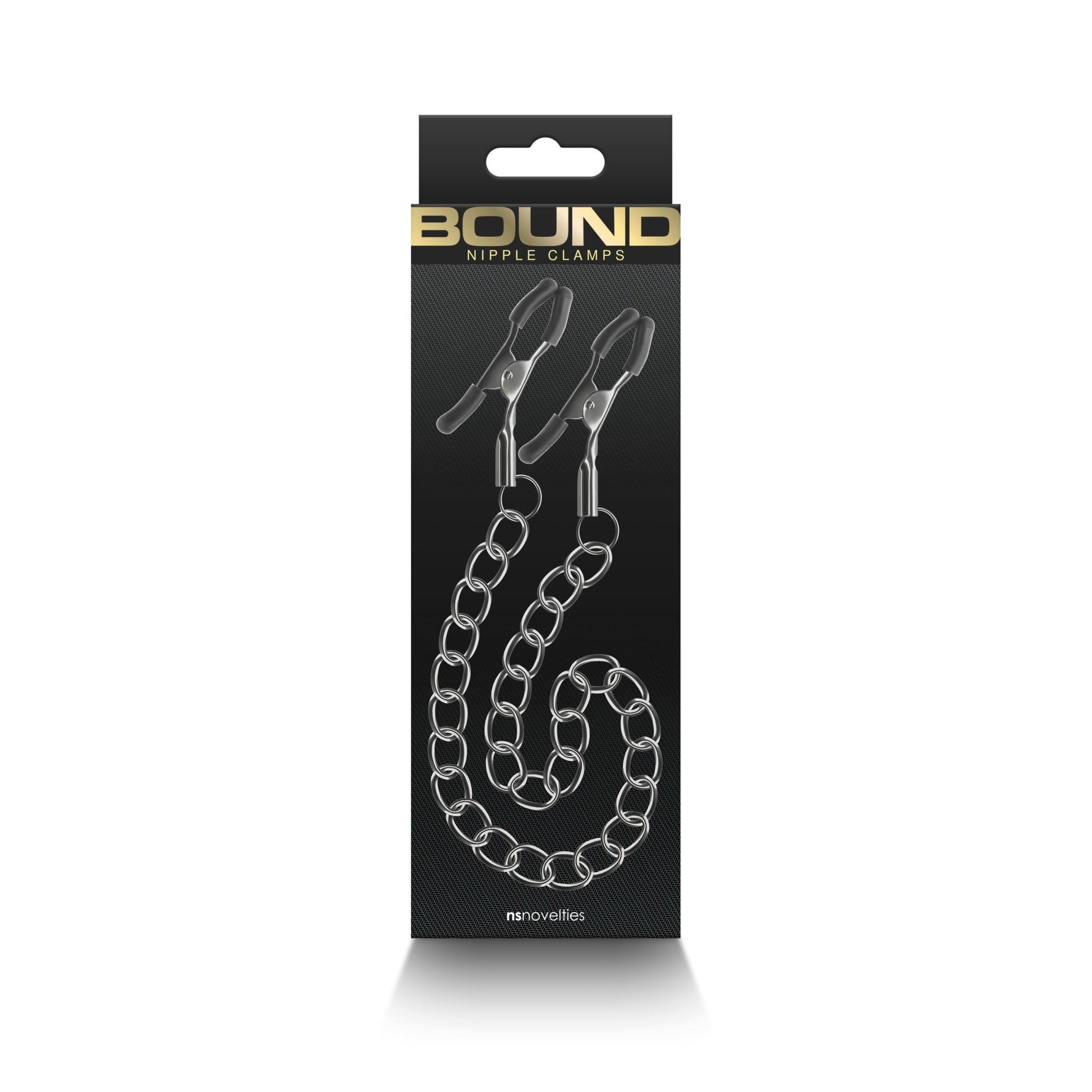 Bound - Nipple Clamps - Dc2 - Gunmetal NSN-1303-01