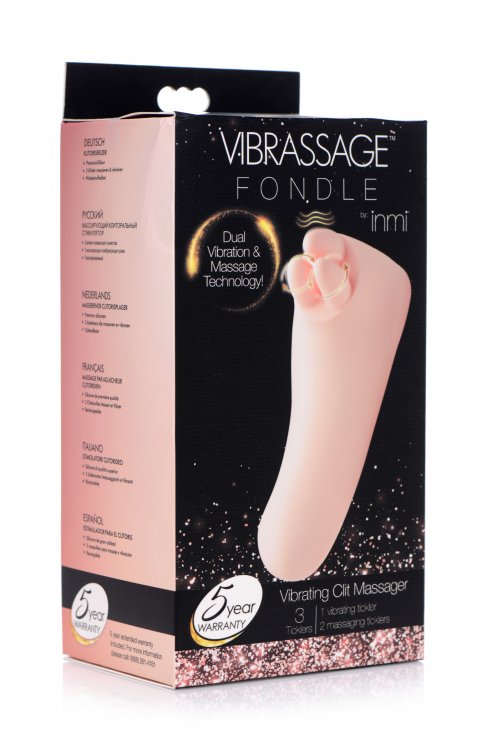 Vibrassage Fondle Vibrating Clit Massager - Pink INM-AF940