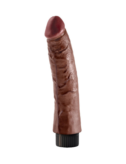 King Cock 7-Inch Vibrating Cock - Brown PD5402-29