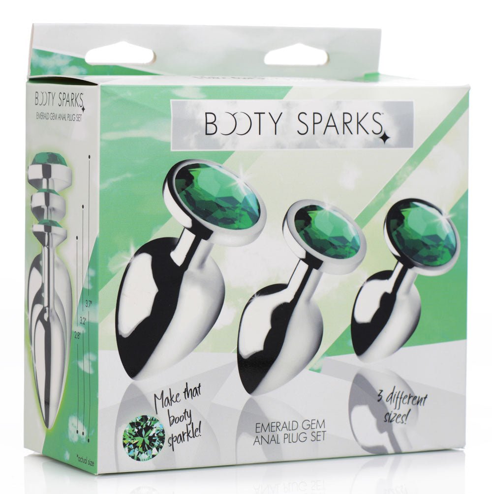 Emerald Gem Anal Plug Set BTYS-AG190