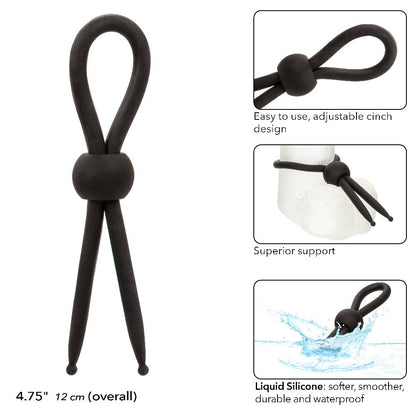 Alpha Liquid Silicone Lasso - Black SE1492262