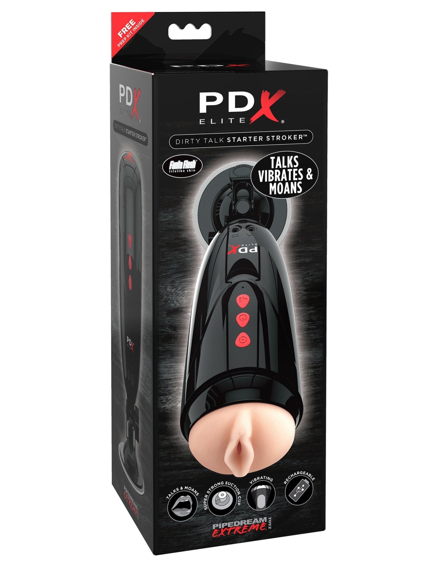 Pdx Elite Dirty Talk Starter Stroker PDRD524