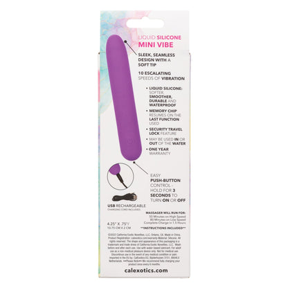 Bliss Liquid Silicone Mini G Vibe - Purple SE0569053