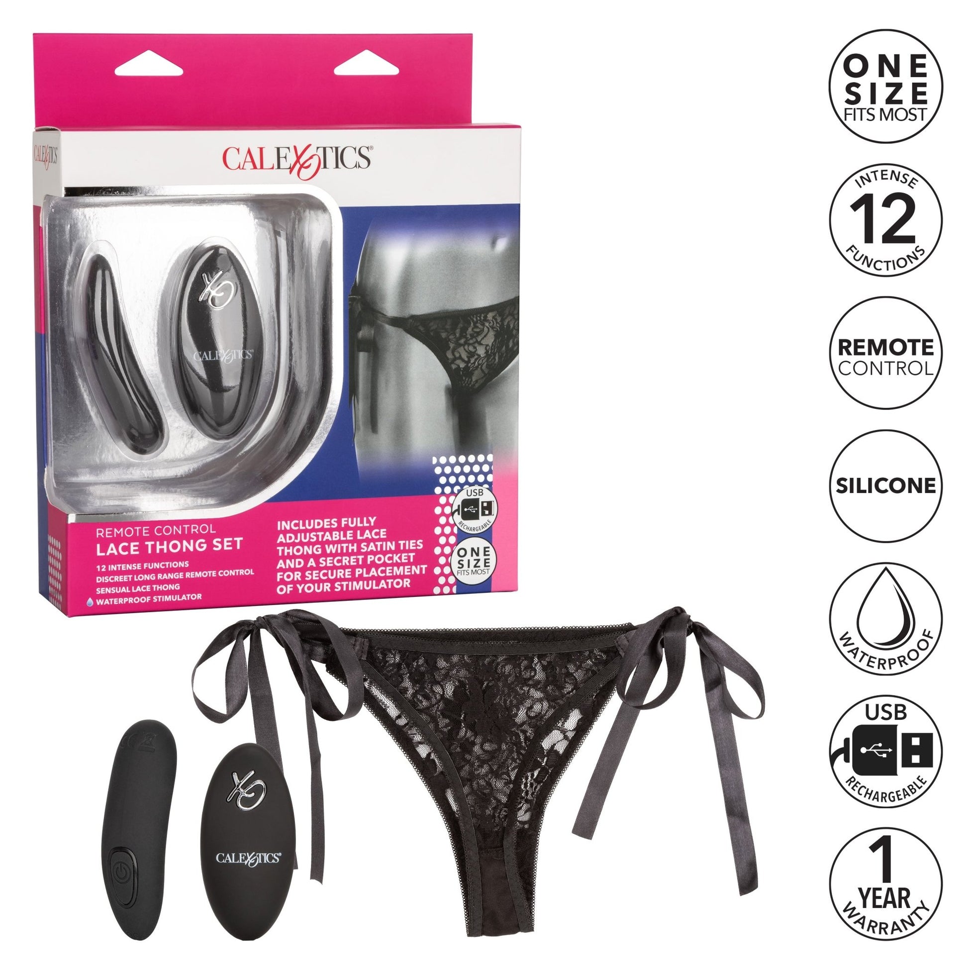 Remote Control Lace Thong Set SE0077903