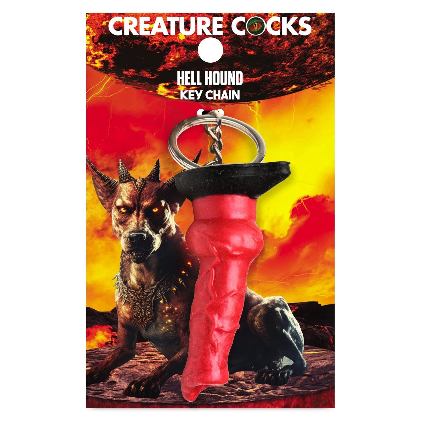 Hell Hound Keychain - Red CC-AH424