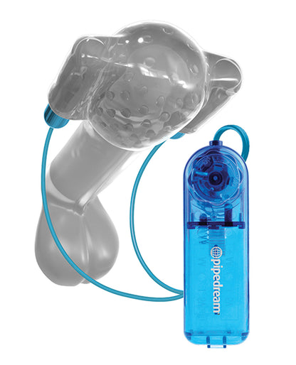 Classix Dual Vibrating Head Teaser - Blue/clear PD1996-14