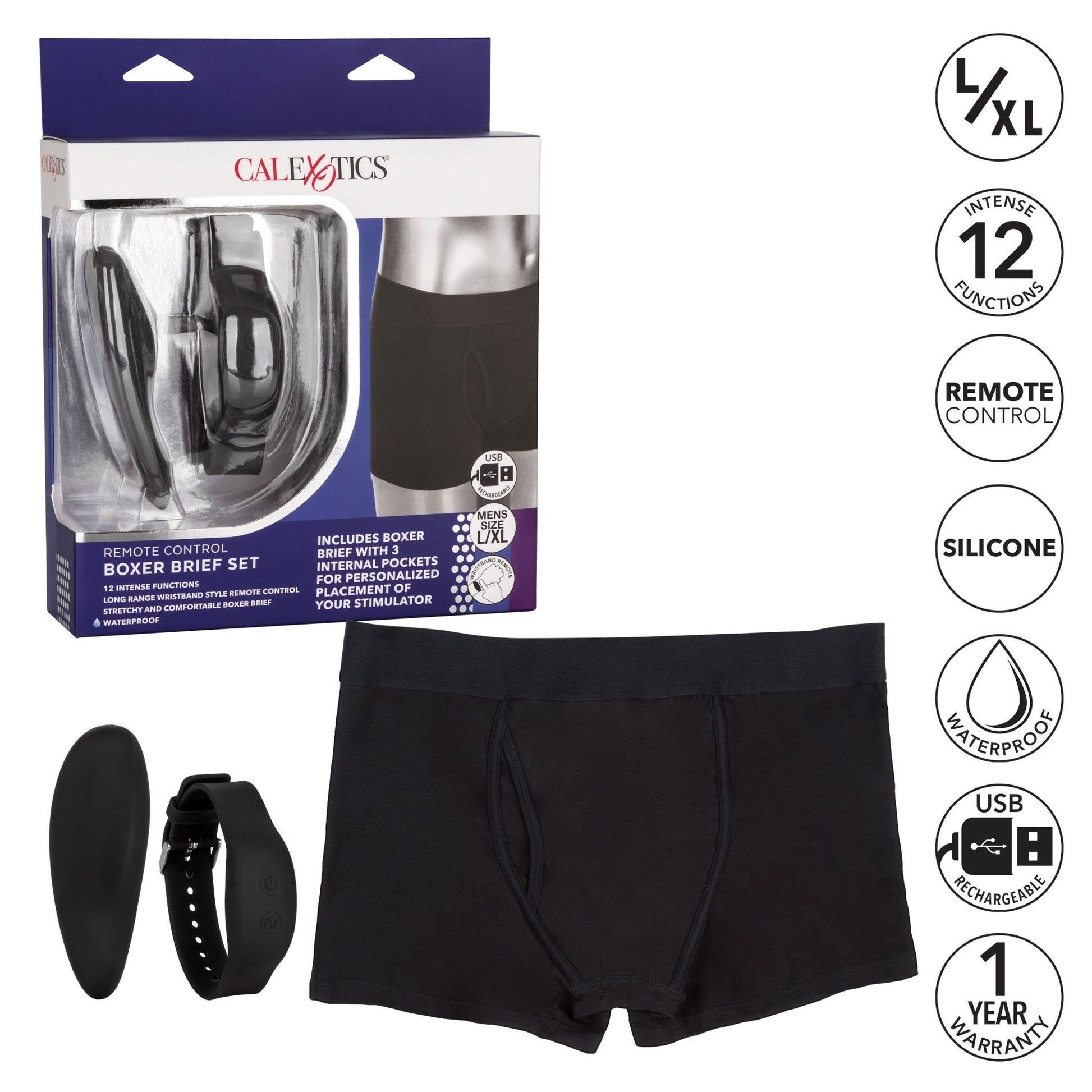 Remote Control Boxer Brief Set - L/xl SE0077943