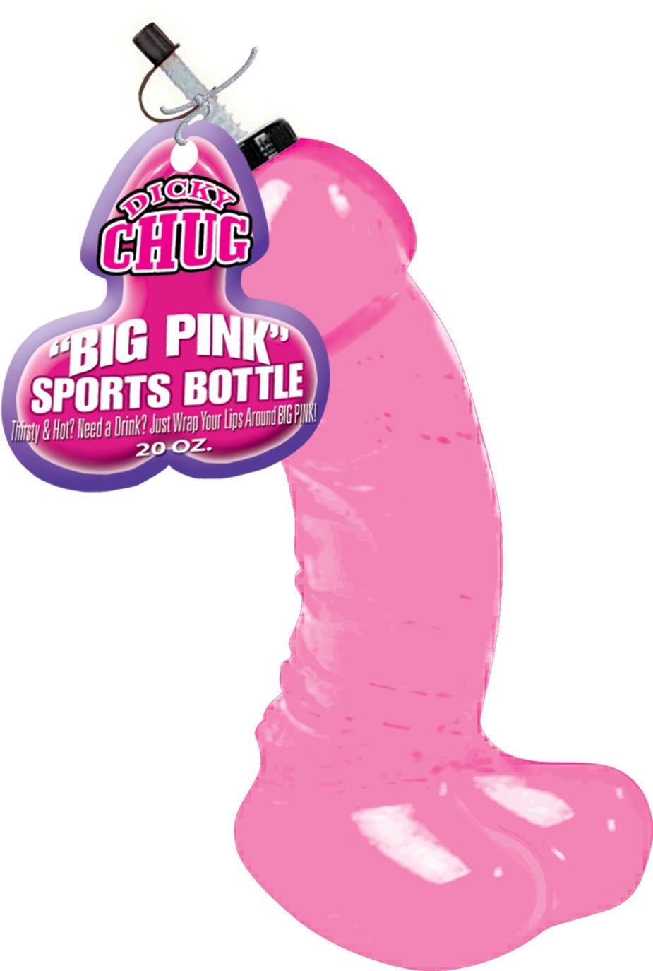 Dicky Chug Sports Bottle - Big Pink HTP2352