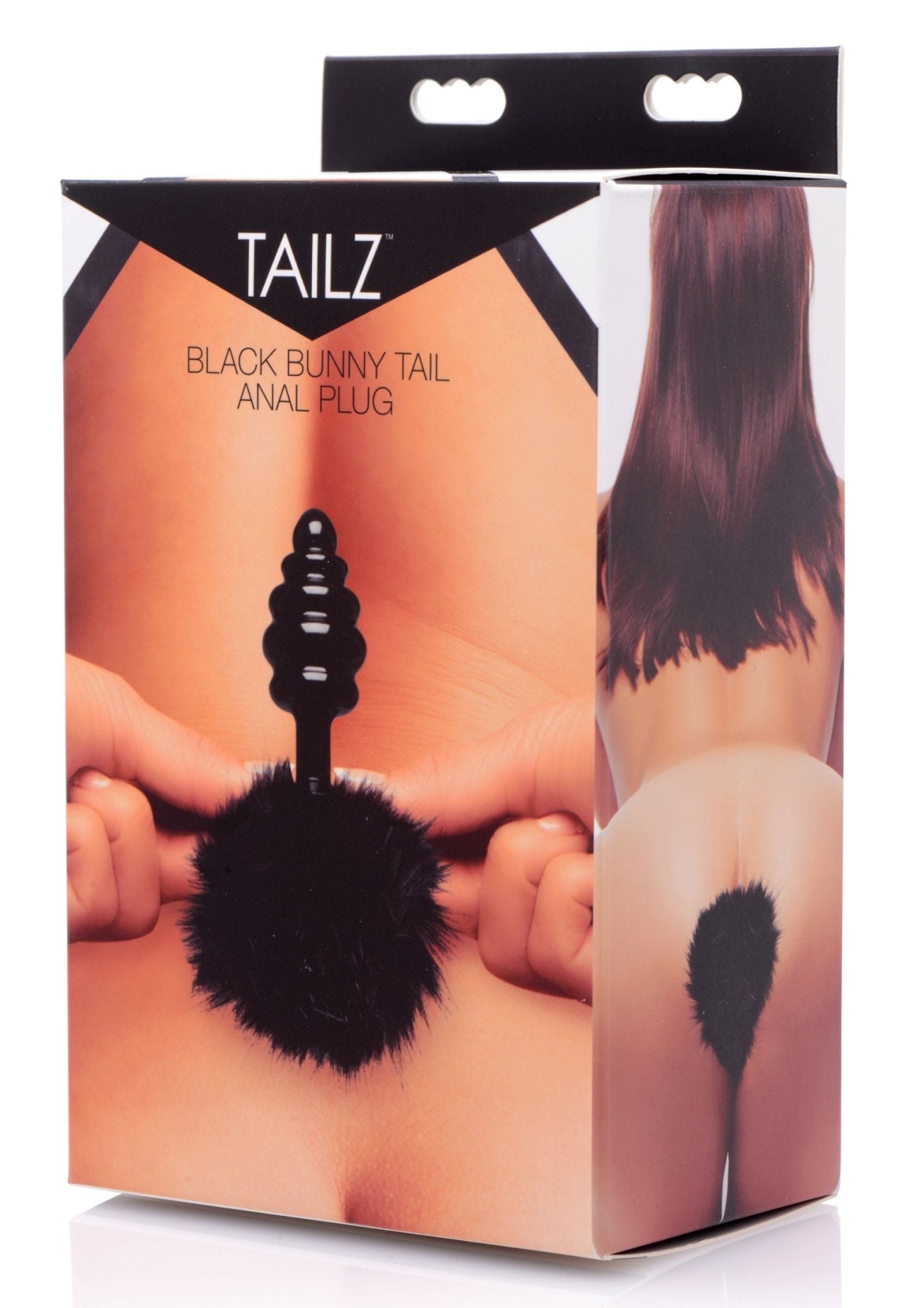 Black Bunny Tail Anal Plug FR-AE563