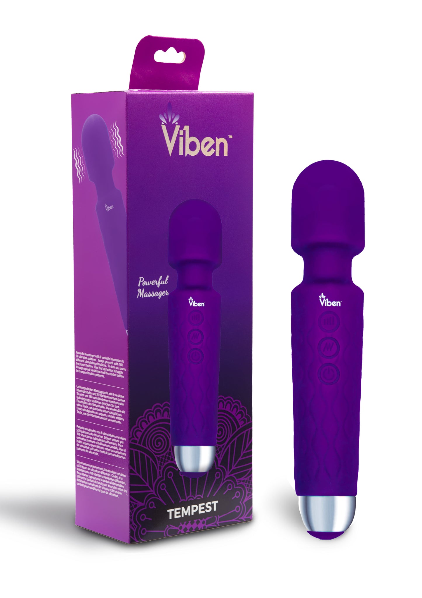 Tempest - Intense Wand Massager - Violet VB-66104