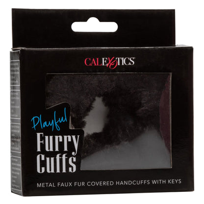 Playful Furry Cuffs - Black SE2651303