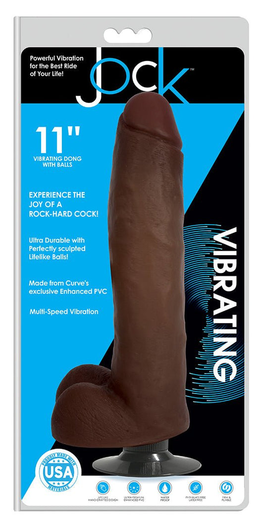 Jock 11 Inch Vibrating Dong With Balls CN-09-0468-11