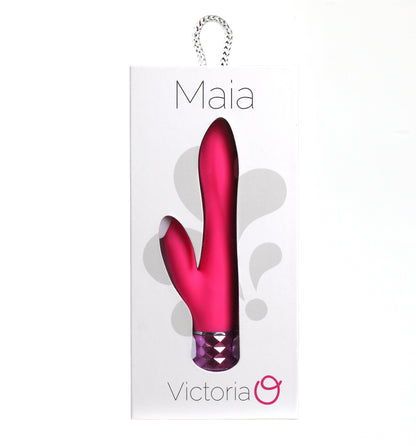 Victoria Crystal Gem Dual Vibrator - Pink MTMA1606-P1