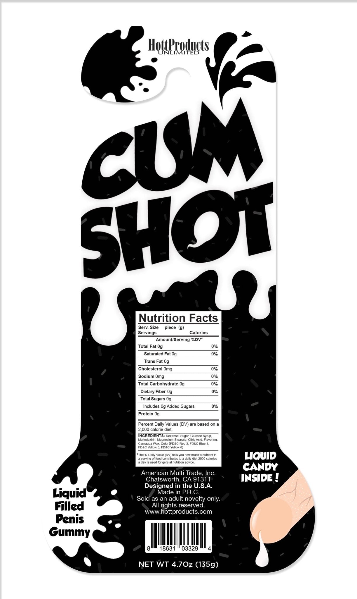 Cum Shots - Liquid Filled Gummy - Pecker HTP3329