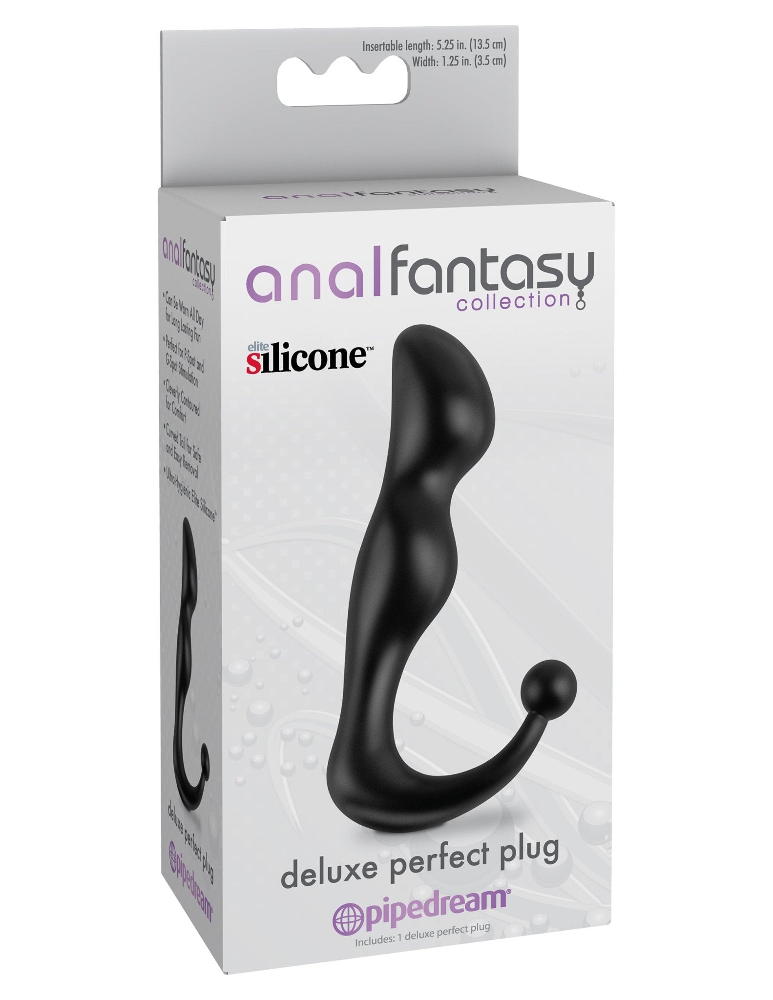 Anal Fantasy Collection Deluxe Perfect Plug - Black PD4621-23