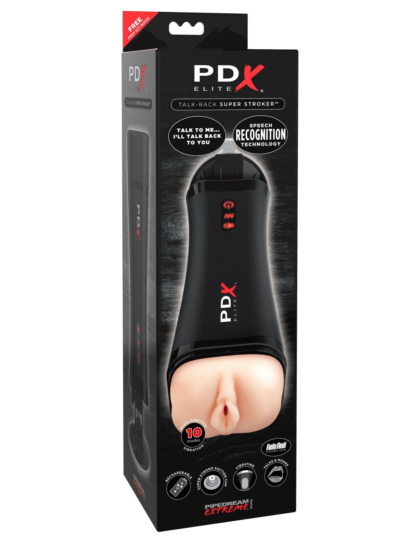 Pdx Elite Talk-Back Super Stroker PDRD527