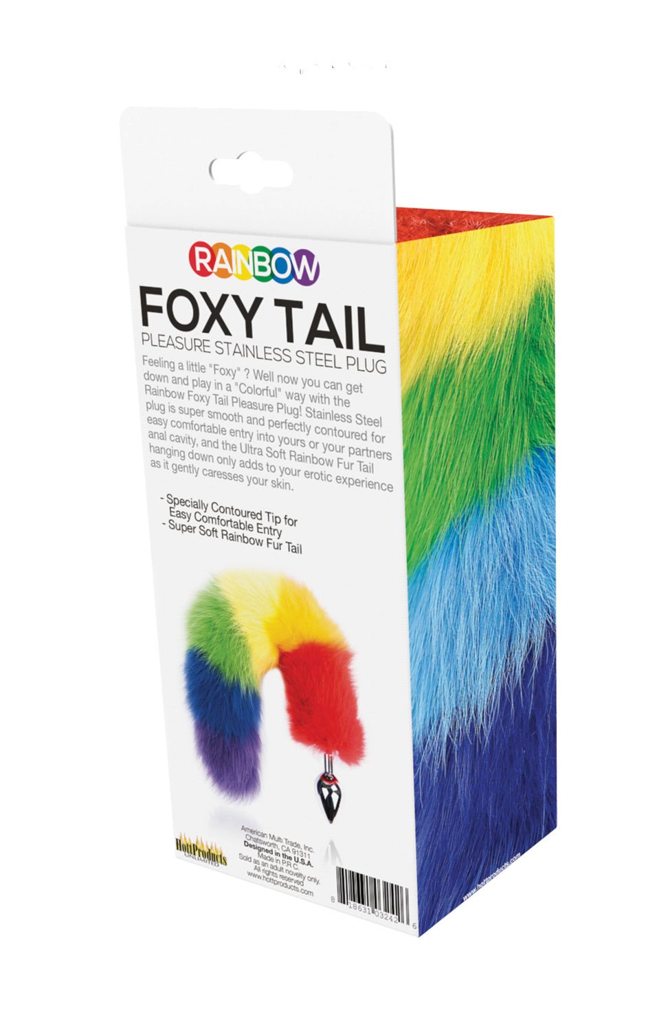 Rainbow Foxy Tail HTP3242