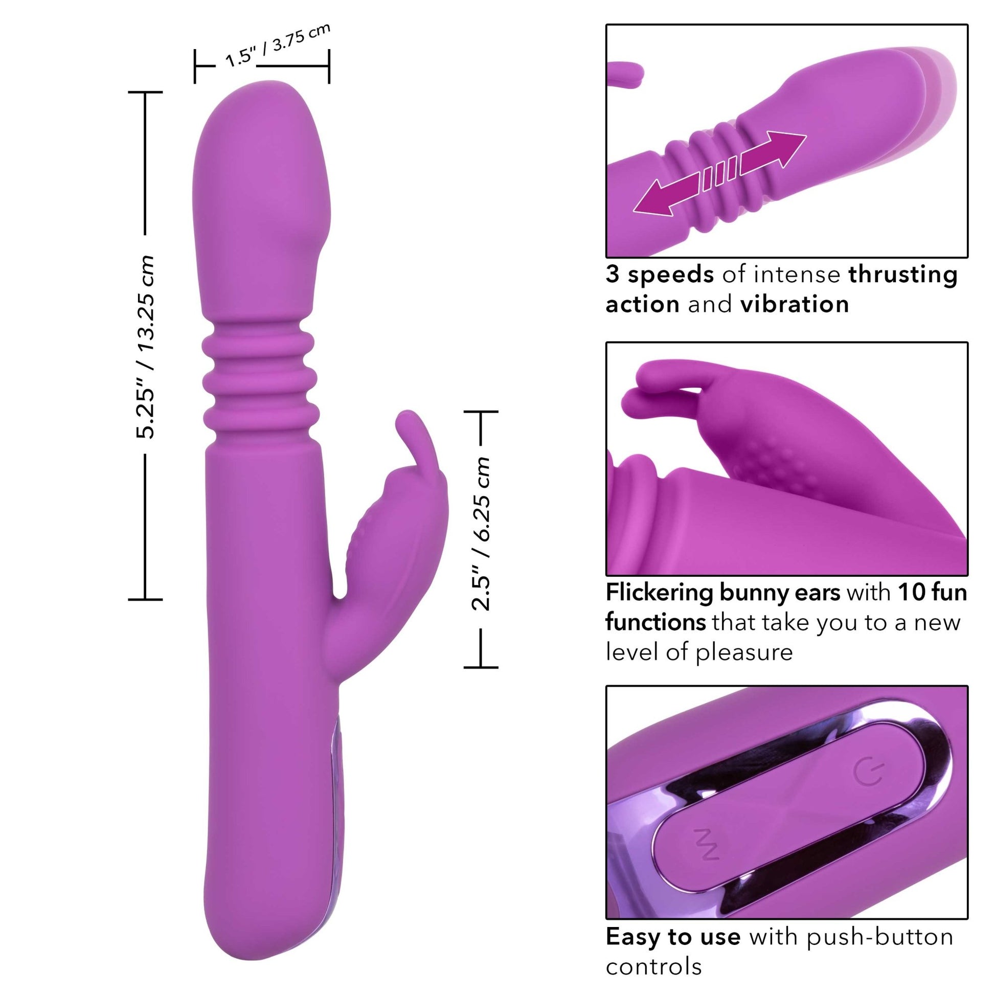 Jack Rabbit Elite Thrusting Rabbit - Purple SE0615153