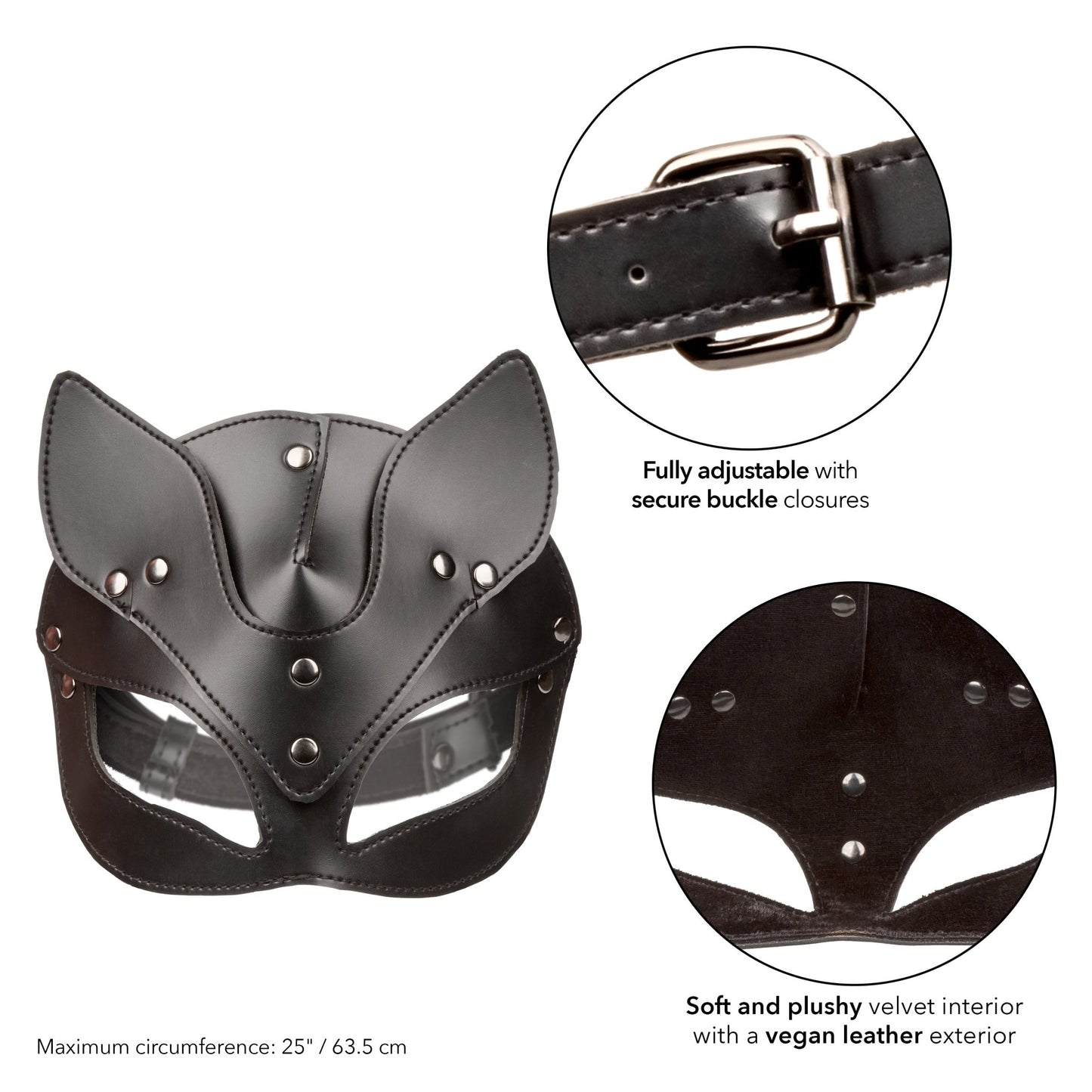 Euphoria Collection Cat Mask - Black SE3100253