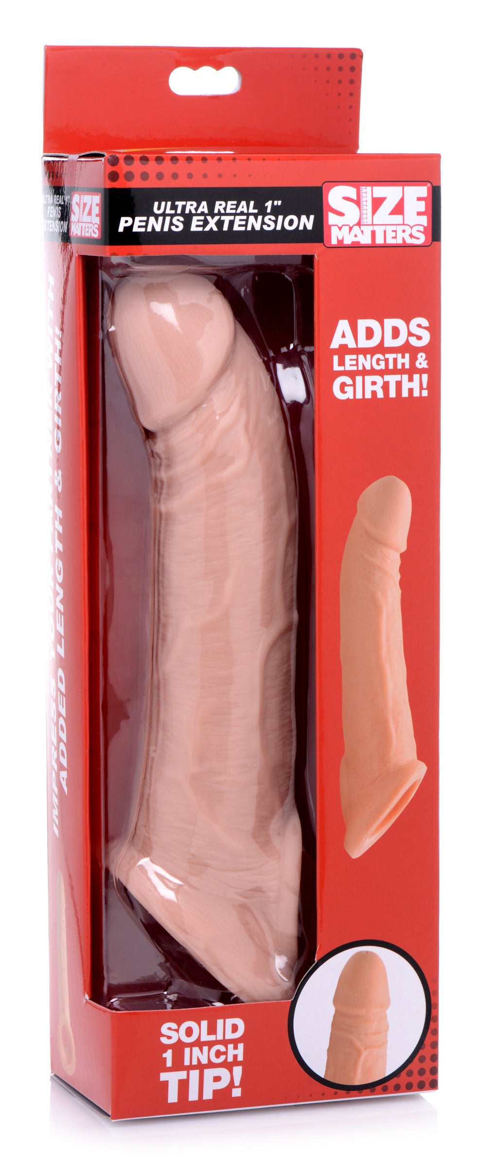 Ultra Real 1 Inch Solid Tip Penis Extension SM-AF541