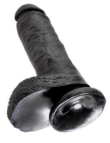 King Cock 8-Inch Cock With Balls - Black PD5507-23