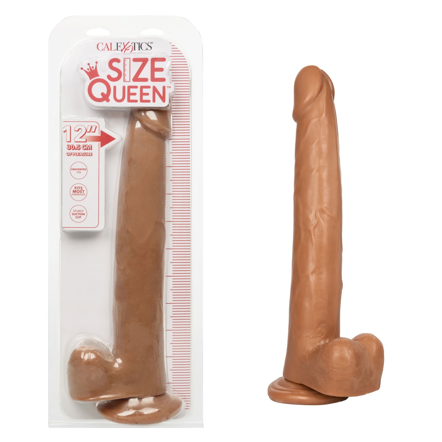 Size Queen 12 inch/30.5 Cm - Brown SE0263552