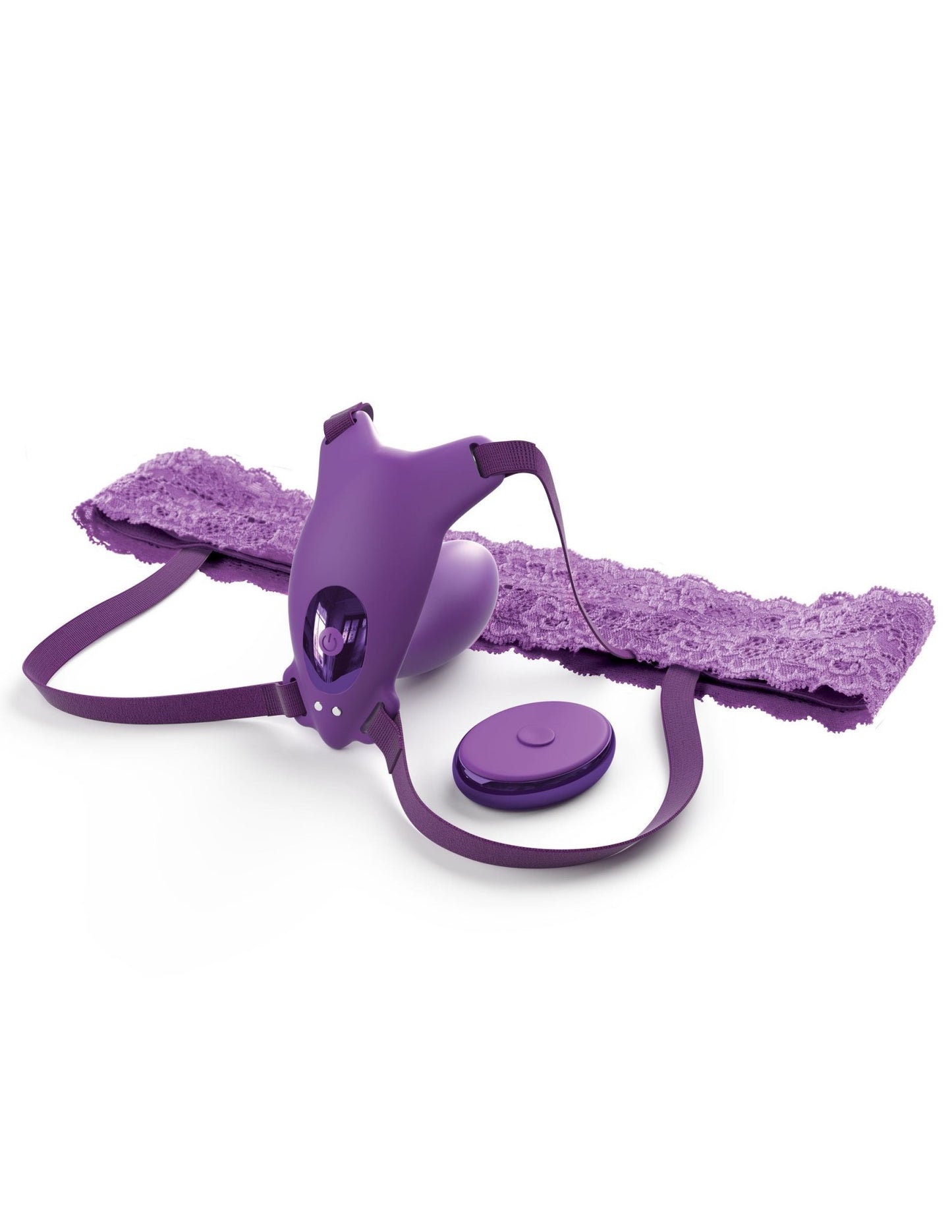 Fantasy for Her Ultimate G-Spot Butterfly Strap-on - Purple PD4963-12