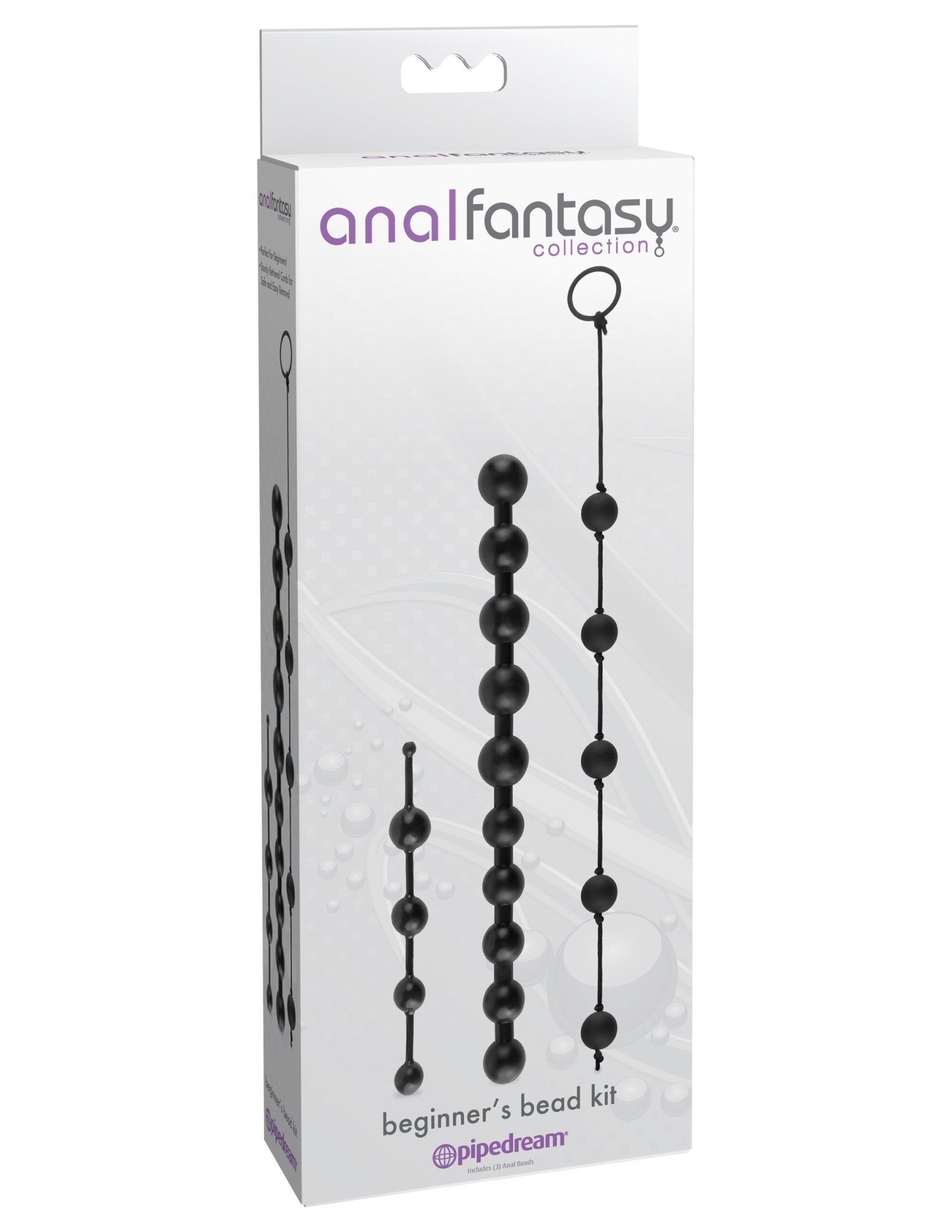 Anal Fantasy Collection Beginners Bead Kit - Black PD4643-23