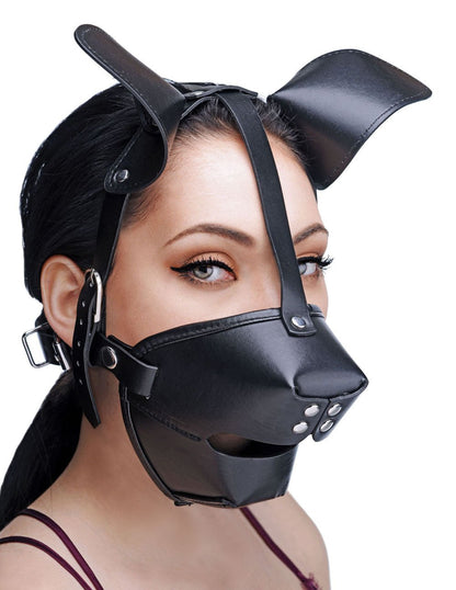 Pup Puppy Play Hood and Breathable Ball Gag MS-AE766