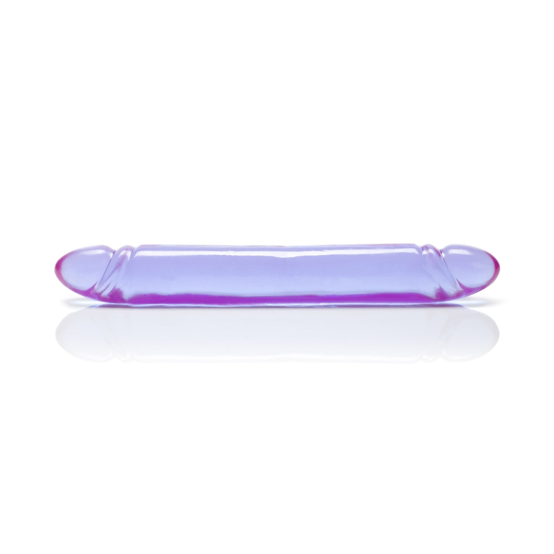 Reflective Gel Smooth Double Dong - Purple SE0280302