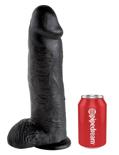 King Cock 12 Inch Cock With Balls - Black PD5511-23