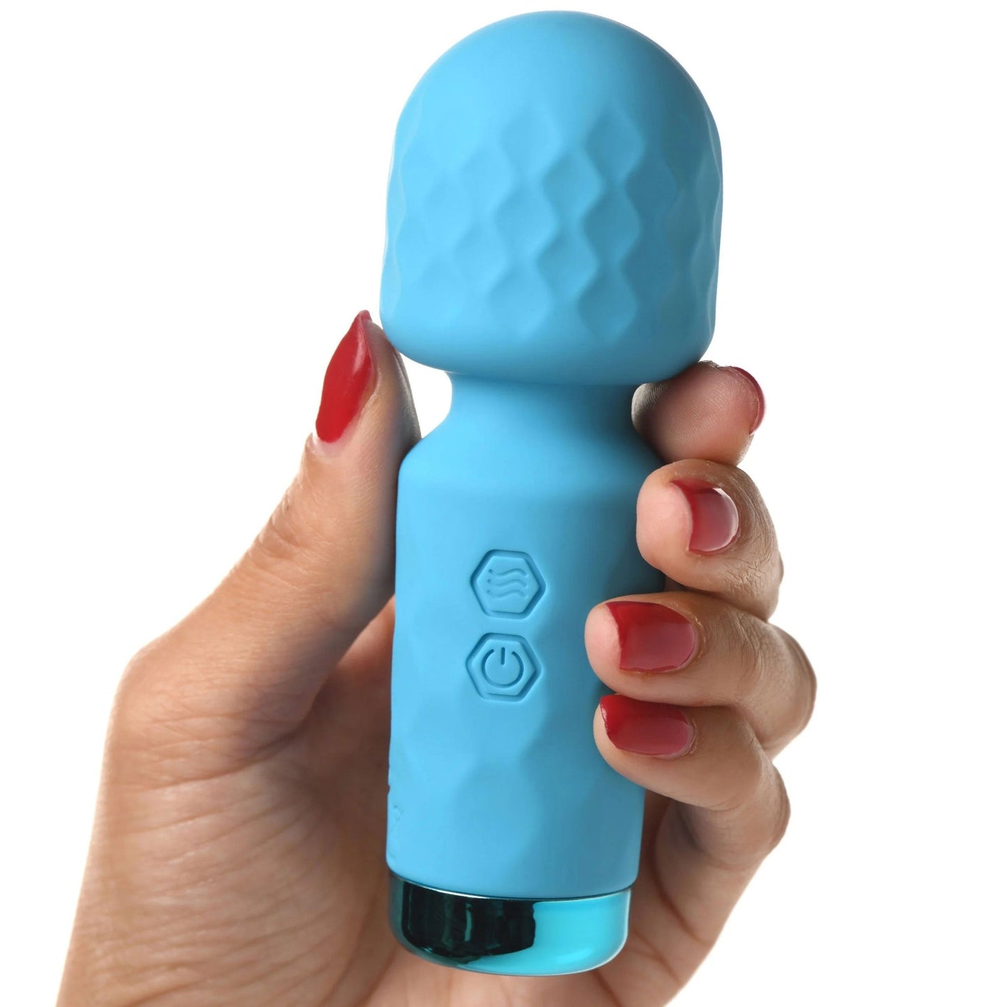 10x Mini Silicone Wand - Blue BNG-AH205-BLU