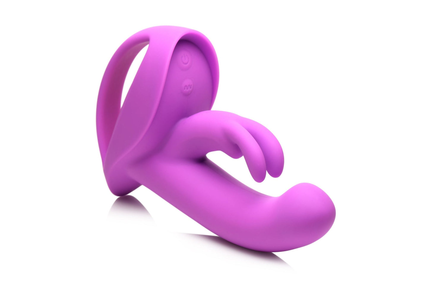 10x Come Hither Rocket Silicone Vibrator - Purple INM-AH106